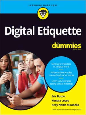 cover image of Digital Etiquette For Dummies